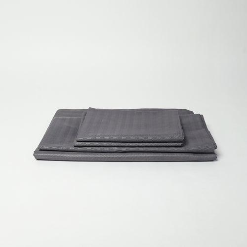 4 Piece Striped Sheet Set