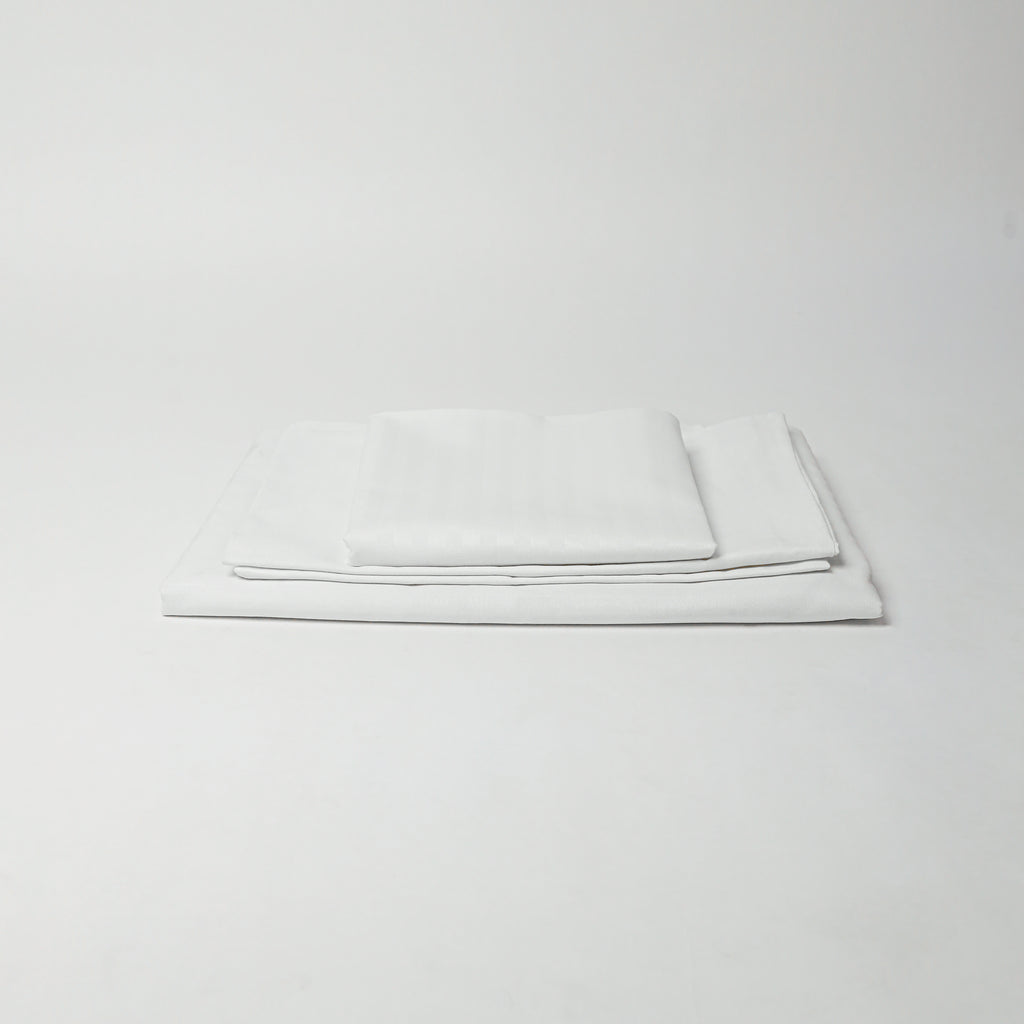 4 Piece Striped Sheet Set
